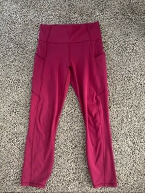 Fabletics Fuchsia Ankle Legging Size Small